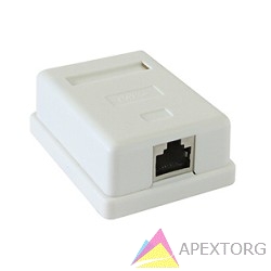 Фото Розетка RJ-45 кат. 5е одинарная 