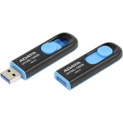 Фото USB Flash 128Gb A-Data UV128, USB 3.0, Черный,Синий