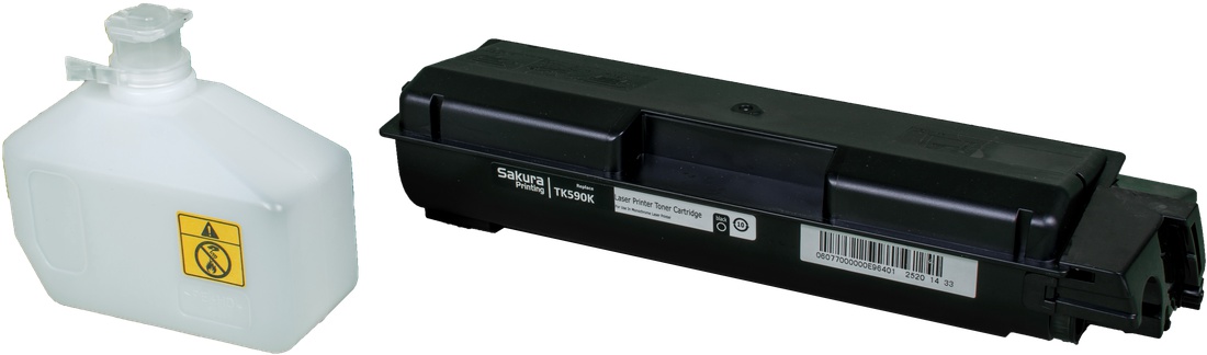 Картридж SAKURA TK590K для Kyocera Mita FS-C2026/C2126MF, Черный (Black), 7000 к.