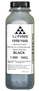 Фото Тонер для HP LJ P1005/ P1006/ P1505/ M1522/ M1120/ P1560/ P1606dn (бут.100г) AQC Россия