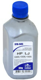 Фото Тонер для HP LJ P1005/ P1006/ P1505/ M1522/ M1120/ P1560/ P1606dn (бут.60г) B&W Standart Россия