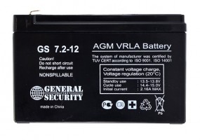 Фото Аккумулятор 12V 7,2Ah GS 7-12