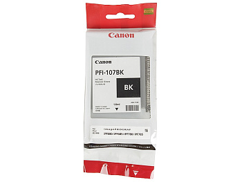 Фото Картридж CANON PFI-107 BK для iPF680/ 685/ 780/ 785 (130ml) Черный (Black)