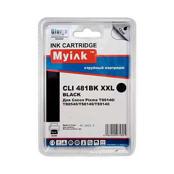 Фото Картридж MyInk CLI-481XXLBK для Canon PIXMA TR7540/ TR8540/ TS6140/ TS8140/ TS9140 Черный (Black)