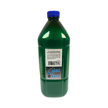 Фото Тонер WS-151-C для Kyocera TK-5140/ 5150/ 5270/ 5280/ 8115 (фл.500г) Green Line - Голубой (Cyan) - [IMEX]