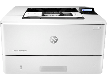 Фото Принтер лазерный HP LaserJet Pro M404dw (W1A56A)  (A4,1200dpi, 38 ppm, 256 Mb, Duplex, USB2.0/GigEth/WiFi, PS3