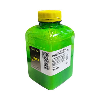 Фото Тонер WS-151-Y для Kyocera TK-5140/ 5150/ 5270/ 5280/ 8115 (фл.145г) Green Line - Желтый (Yellow) - [IMEX]