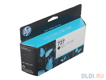 Фото Картридж HP B3P22A № 727 для DJ T920/ T1500 (130ml) Матовый Черный (Matte Black) Original