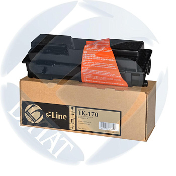 Тонер-картридж s-Line TK-170 для Kyocera FS-1320D (7200стр.) - с чипом Фото Тонер-картридж s-Line TK-170 для Kyocera FS-1320D (7200стр.) - с чипом