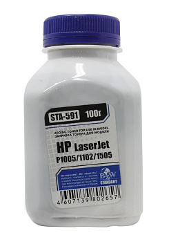 Фото Тонер для HP LJ P1005/ P1006/ P1505/ M1522/ M1120/ P1560/ P1606dn (бут.100г) B&W Standart фас.Россия
