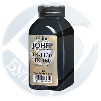 Фото Тонер для Kyocera FS-1030/1120 [TK-1130/ TK-160] (бут.120г) БУЛАТ s-Line