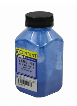 Фото Тонер для Samsung CLP-300 (бут.45г) Content - Голубой (Cyan)