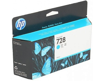 Фото Картридж HP F9J67A № 728 для DJ T730/ 830 Голубой (Cyan) Original