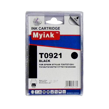 Фото Картридж MyInk T0921 для Epson St C91/ CX4300 Черный (Black)