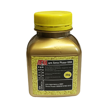 Фото Тонер для Xerox Phaser 6000/ 6010/WC 6015 (фл,30г) Gold ATM - Желтый (Yellow)