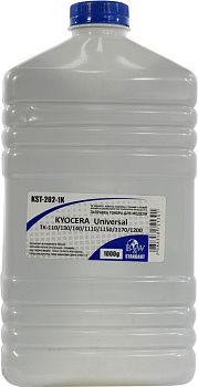 Фото Тонер для Kyocera Universal (TK-110/130/140/160/170/1100/1130/1140/ 1150/1160/1170/1200/435/475/6115/7105/7205/ 7125/7225) (кан. 1кг) Black&White Stan