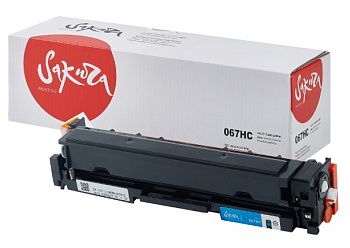 Фото Картридж SAKURA 067HC/5105C002 для Canon i-SENSYS LBP631/LBP633/MF651/MF655/MF657, голубой, 2350 к. ECO (чип без счетчика копий) SA067HC-ECO