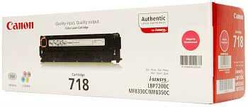 Фото Картридж Canon 718M для MF-8330/ 8350 Пурпурный (Magenta) Original