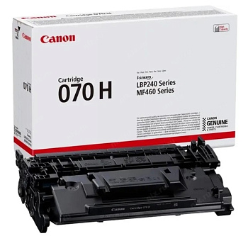 Фото Тонер-картридж Canon 070H для MF461w/463dw/465dw/LBP243dw/246dw Черный (Black) (10200стр.) 5640C002