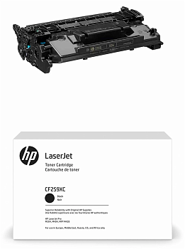 Фото Картридж HP  CF259XC  №59X для LJ M304/ M404/ MFP M428 (10000стр.) Original (10000 стр.) (белая корпоративная коробка)