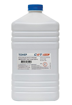 Фото Тонер CE28-C (CPT) TN-324C/227C для KONICA MINOLTA Bizhub C258/308/368/227i/257i (Japan) Cyan, 500г/бут, CET111053C500