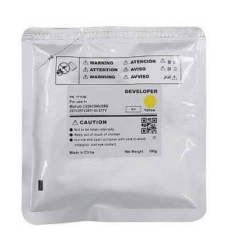 Фото Девелопер IU-217Y-Developer для KONICA MINOLTA Bizhub C227i/C257i/C287i (CET) Yellow, 180г, 90000 ст