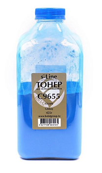 Фото Тонер для Oki C9655 (бут.425г) БУЛАТ s-Line - Голубой (Cyan) - Glossy