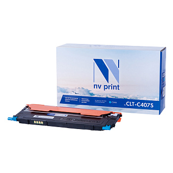 Картридж NV-Print CLT-C407S для Samsung CLP-320/ 325, CLX-3185 (1000стр.) Голубой (Cyan) Фото Картридж NV-Print CLT-C407S для Samsung CLP-320/ 325, CLX-3185 (1000стр.) Голубой (Cyan)
