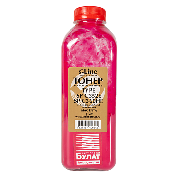 Тонер для Ricoh Aficio SP C352/ C360 (бут.160г) C352E/SP C360HE - Пурпурный (Magenta) БУЛАТ s-Line - химический Фото Тонер для Ricoh Aficio SP C352/ C360 (бут.160г) C352E/SP C360HE - Пурпурный (Magenta) БУЛАТ s-Line - химический