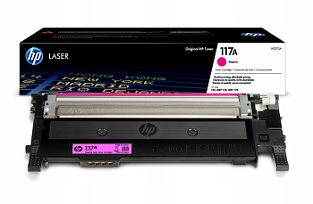 Фото Картридж HP 117A W2073A для HP Color Laser 150a, 150nw, MFP 178nw, MFP 179fnw (700стр.) Пурпурный (Magenta) - с чипом, original