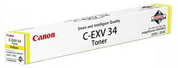 Фото Тонер Canon C-EXV34 для iR C2030L/ C2030i/ C2020L/ C2020i Желтый (Yellow) Original