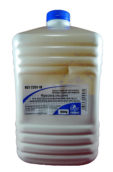 Фото Тонер для Kyocera TK-895/ 5140/ 5150/ 5195/ 5215/ 5270/ 5280/ 5290/ 5305/ 8115/ 8325 (кан. 1кг) B&W Standart - Желтый (Yellow) - [ED-90Y/ VF03-Y]