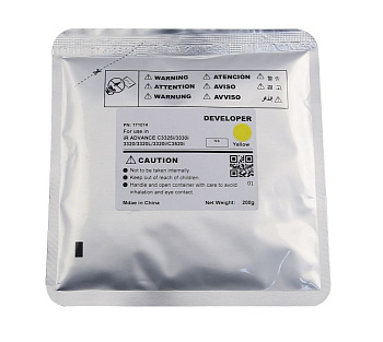 Девелопер для CANON iR ADVANCE C3320/3325i/3330/3525i/3530i (CET) Yellow, 200г, 240000 стр., CET171014 Фото Девелопер для CANON iR ADVANCE C3320/3325i/3330/3525i/3530i (CET) Yellow, 200г, 240000 стр., CET171014