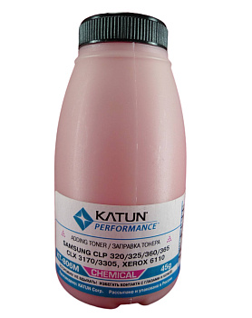 Фото Тонер для Samsung CLP-320/ 325/ 360/ 365, CLX-3170/ 3305, Xerox 6110 (фл.45г) Пурпурный (Magenta) Katun фас.Россия - химический
