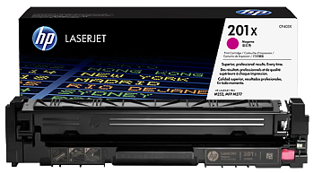 Фото Картридж (CF403X) Hewlett-Packard HP 201X Пурпурный (Magenta) Original LaserJet Toner Cartridge увеличеной емкости