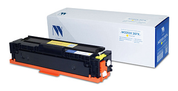 Фото Картридж NV-Print W2212X (207X) для HP LJ M255/ MFP M282/ M283 (2450стр.) Желтый (Yellow) - без чипа