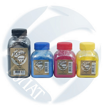 Тонер для Xerox Phaser 6510 (бут.70г) БУЛАТ s-Line - Желтый (Yellow) - с девелопером Фото Тонер для Xerox Phaser 6510 (бут.70г) БУЛАТ s-Line - Желтый (Yellow) - с девелопером