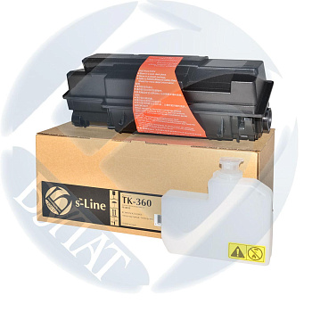 Тонер-картридж s-Line TK-360 для Kyocera FS-4020DN (20000стр.) - с чипом Фото Тонер-картридж s-Line TK-360 для Kyocera FS-4020DN (20000стр.) - с чипом