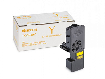 Фото Тонер-картридж Kyocera-Mita TK-5230Y для P5021cdn/cdw, M5521cdn/cdw (2200стр) Желтый (Yellow) Original