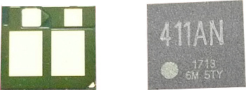 Фото Чип HP CF411A для CLJ Pro M452/ M477 (2300стр.) Голубой (Cyan)