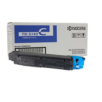 Фото Тонер-картридж Kyocera-Mita TK-5140C для ECOSYS M6030cdn, M6530cdn, P6130cd (5000стр.) Голубой (Cyan) Original