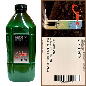 Фото Тонер Type MSK для Kyocera [TK-130/ TK-170/ TK-340/ TK-360/ TK-710/ TK-140] (фл.1кг) Gold/Green ATM - [IMEX]