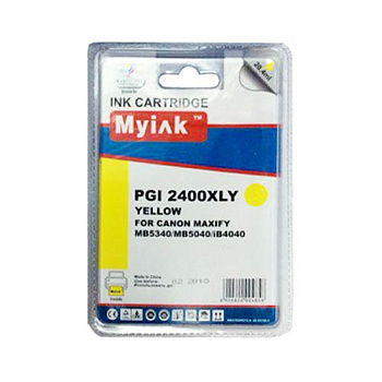 Фото Картридж MyInk PGI-2400XLY для Canon MAXIFY MB5340/ MB5040/ iB4040 Желтый (Yellow) (20.4мл, Pigment) MyInk