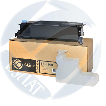 Тонер-картридж s-Line TK-3100 для Kyocera FS-2100D/ 2100DN, ECOSYS M3040DN/ M3540D (12500стр.) - с чипом Фото Тонер-картридж s-Line TK-3100 для Kyocera FS-2100D/ 2100DN, ECOSYS M3040DN/ M3540D (12500стр.) - с чипом