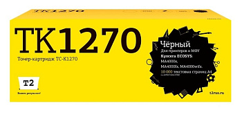 Фото Тонер-картридж T2 TK-1270 для Kyocera ECOSYS MA4000x/MA4000fx/MA4000wifx (10000стр.) - с чипом