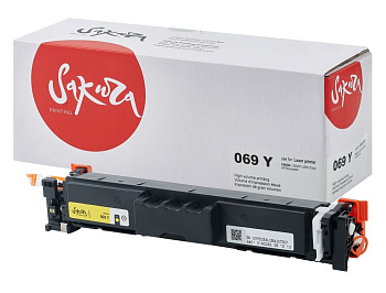 Фото Картридж SAKURA 069Y для Canon I-Sensys MF752Cdw, MF754Cdw, LBP673Cdw Желтый (Yellow) SA069Y