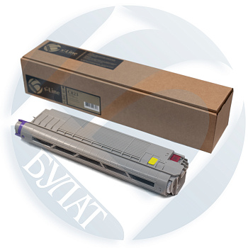 Фото Тонер-картридж s-Line 46471105 для Oki C823/ C833/ C843 (7000стр.) Желтый (Yellow)