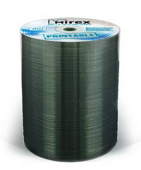 Фото Диск DVD+R 4.7Gb Mirex 16x (100шт) Shrink, Ink Printable (100/500)