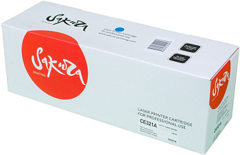 Фото Картридж SAKURA CE321A для HP Color LJ PRO CP1525N/ CP1525NW Голубой (Cyan) (1300 к.)
