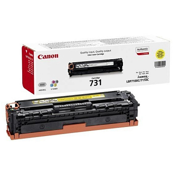 Картридж Canon 731Y для i-SENSYS LBP-7100Cn/ 7110Cw Желтый (Yellow) Original Фото Картридж Canon 731Y для i-SENSYS LBP-7100Cn/ 7110Cw Желтый (Yellow) Original